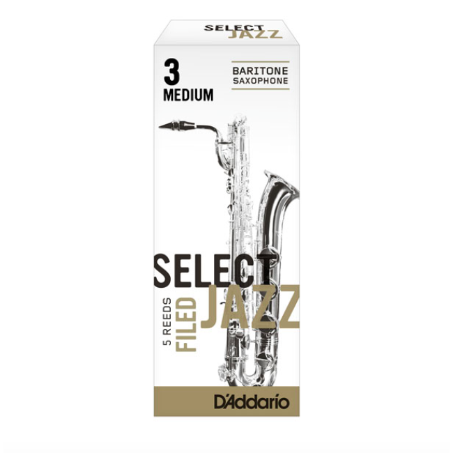 Caja de 5 cañas RICO Jazz Select Filed para saxo barítono